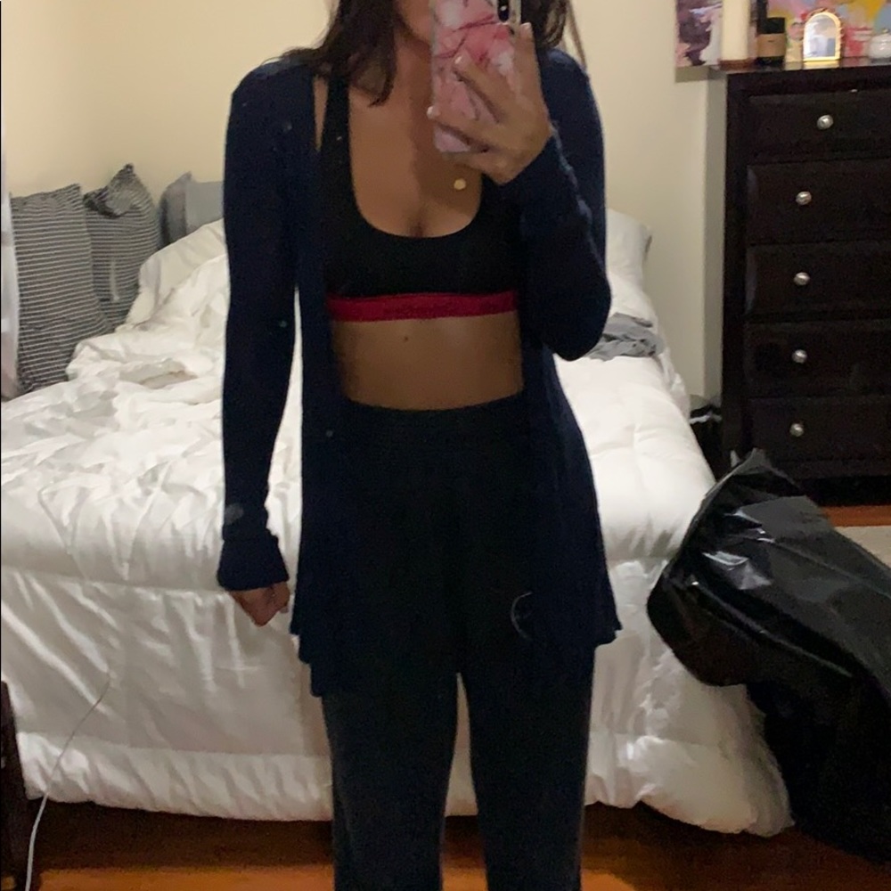 Navy blue sweater